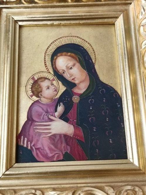Italiaanse school (XX) - Madonna col Bambino, Antiek en Kunst, Kunst | Niet-Westerse kunst
