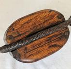 Ship’s pulley - Grote katrol - pokhout, Antiek en Kunst, Curiosa en Brocante