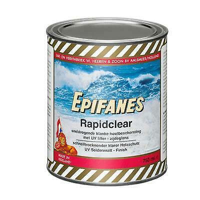 Epifanes Rapidclear sneldrogende zijdeglans houtbescherming, Bricolage & Construction, Peinture, Vernis & Laque, Envoi