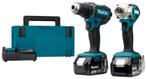 Makita 2-delige set DLX2339J - DDF482 Accuboor + DTD156 Slag