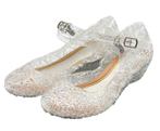 Prinsessenjurk - Glitter schoenen - Zilver - Kleedje, Kinderen en Baby's, Kinderkleding | Schoenen en Sokken, Nieuw, Verzenden