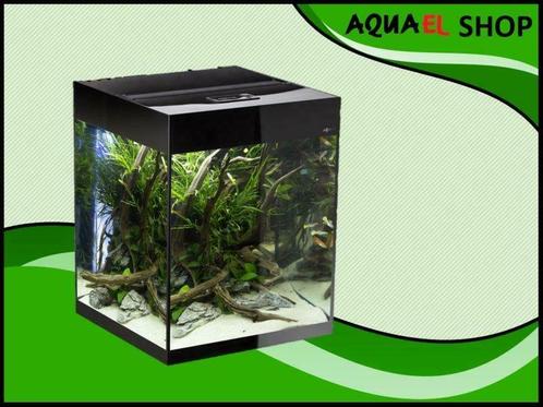Aquael Glossy cube 50 zwart aquarium, Animaux & Accessoires, Poissons | Aquariums & Accessoires, Envoi