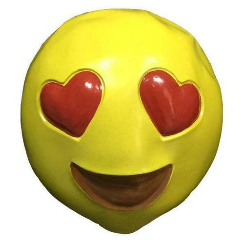 Emoji masker Verliefd, Hobby en Vrije tijd, Feestartikelen, Verzenden