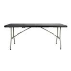 Inklapbare Buffettafel | Kunststof/Staal | Zwart Blad |, Zakelijke goederen, Verzenden, Nieuw in verpakking