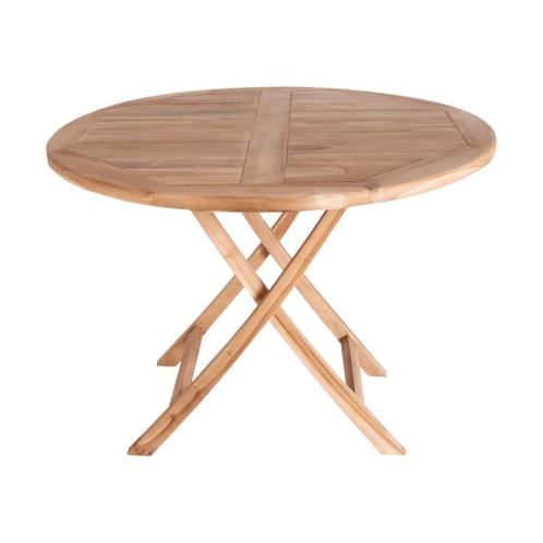 Ronde houten tuintafel | Inklapbaar | Ø100 cm | Terrastafel