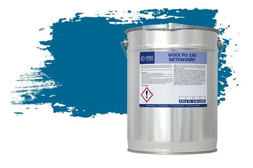 Wixx PU 150 Betonverf RAL 5017 | Verkeersblauw 10L, Doe-het-zelf en Bouw, Verf, Beits en Lak, Nieuw, Verzenden