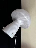 Lampe - champignon - Verre - tourbillon, Antiquités & Art