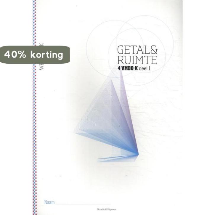 vmbo-k 4 deel 1 / Getal & Ruimte / Werkboek 9789011111479, Boeken, Schoolboeken, Gelezen, Verzenden