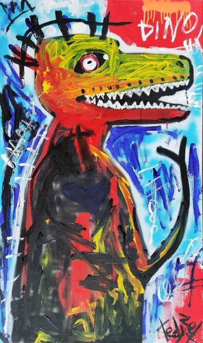 TedyZet (XX) - Mr. Dino #2, Antiquités & Art, Art | Peinture | Moderne