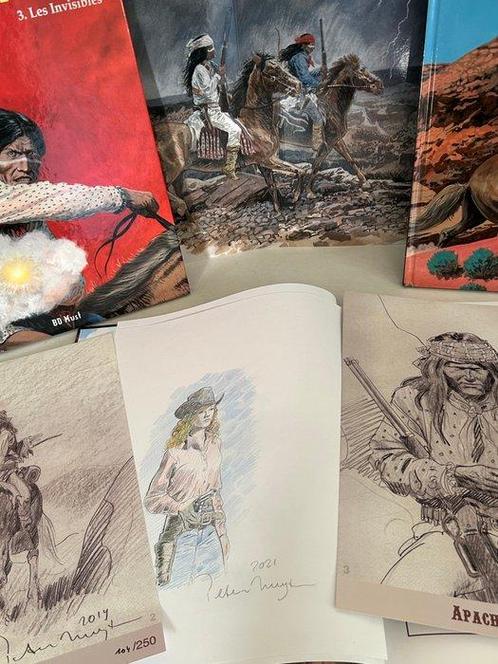 Apache Junction Coffret INT - T1 à T3 + dédicace couleur -, Boeken, Stripverhalen