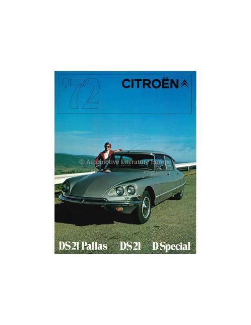 1972 CITROEN D SPECIAL / DS 21 BROCHURE ENGELS USA, Livres, Autos | Brochures & Magazines