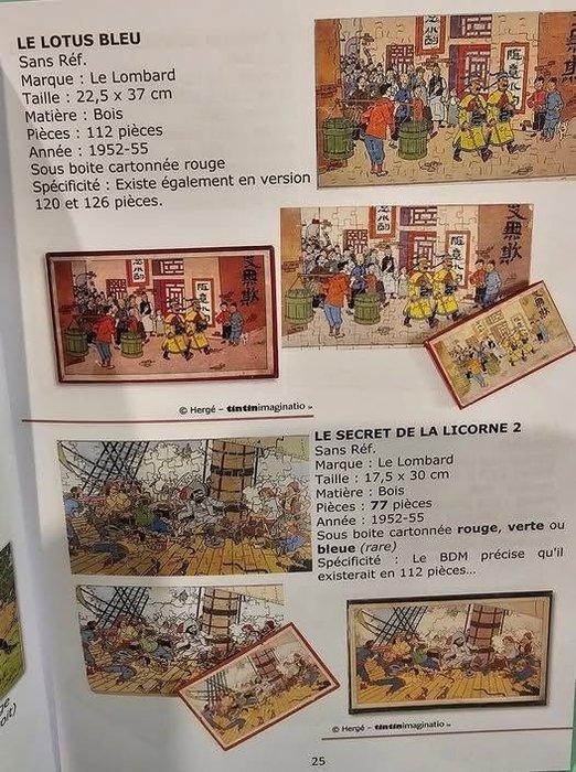 Tintin - 1 Puzzle du chèque Tintin - Le Secret de La Licorne, Boeken, Strips | Comics