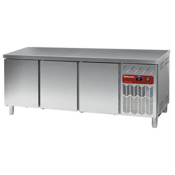 Gekoelde werktafel, geventileerd, 3 deuren EN 600x400 (550L), Verzenden