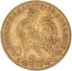 3,22 grams - Goud .900 - 10 Francs 1908 Marianne Coq, Postzegels en Munten, Edelmetalen en Baren