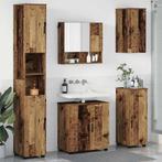vidaXL Badkamermeubel Set 5 pcs Oud Hout Bewerkt hout &, Huis en Inrichting, Verzenden, Nieuw