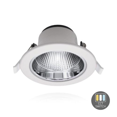 LED Downlighter Tri-Color 9W Ø9cm Wit IP22, Huis en Inrichting, Lampen | Overige, Nieuw, Verzenden