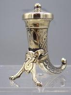 Magnus Aase (1876-1953) - Zoutvat - Vermeille, .925 zilver -, Antiek en Kunst