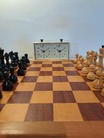 Jeu déchecs - Uitmuntend Russisch Schaakspel & Schaakklok -, Antiek en Kunst