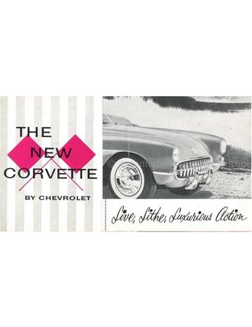 1956 CHEVROLET CORVETTE BROCHURE ENGELS (USA)