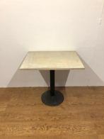 Gebruikte Horecatafel (80x60cm) - T1492- Vintage/Café, Huis en Inrichting, Ophalen, Nieuw