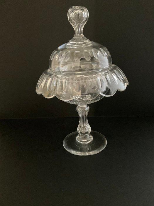 Suikergoed schotel - Kristal - Gemberpot, Antiek en Kunst, Antiek | Glaswerk en Kristal