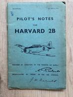 Air Ministry - Pilots notes for HARVARD 2B (AP1691D) - 1951