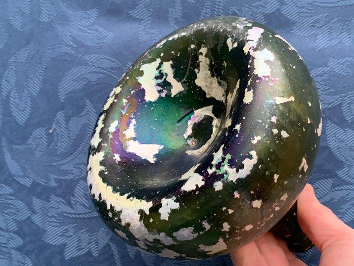 Fles - Glas - Nederlandse gin / brandy fles, Antiek en Kunst, Antiek | Overige Antiek