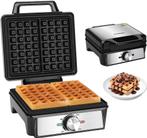 Aigostar Savory - Wafelijzer - 2 Belgische wafels - 4x7 - Re, Huis en Inrichting, Verzenden, Nieuw