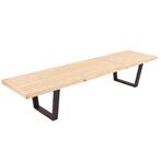 Bank Nelson Bench Eiken 183cm, Huis en Inrichting, Zetels | Zetels, Verzenden, Nieuw