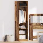 vidaXL Kledingkast met plank met opslag Oud hout Bewerkt, Huis en Inrichting, Verzenden, Nieuw