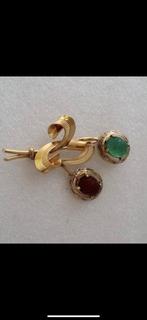 Broche - 12 kt. Geel goud