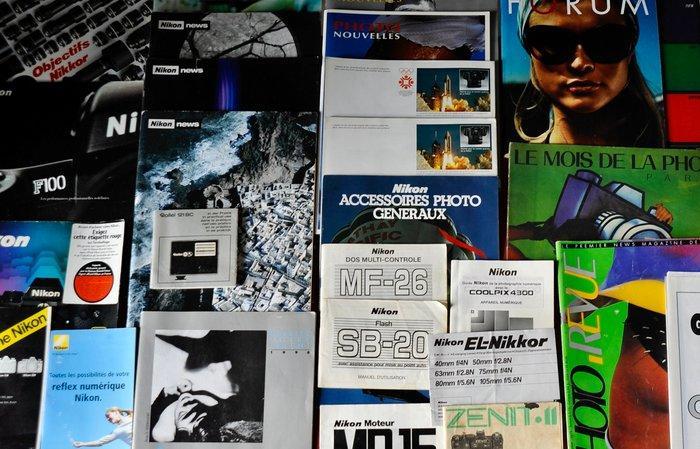 Nikon - Divers docs et livres photo - 1983-2004, Audio, Tv en Foto, Fotocamera's Analoog