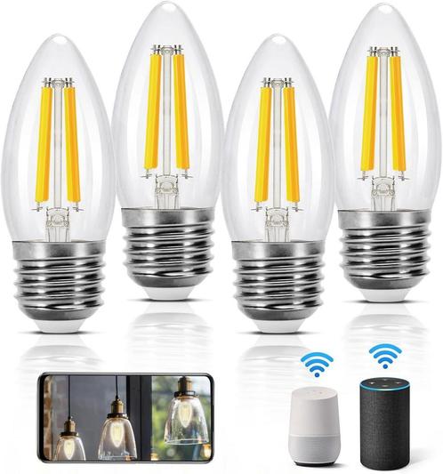 Aigostar LED Gloeilamp - Dimbaar - 4,5W - E27 - 4 Stuks, Huis en Inrichting, Lampen | Overige, Verzenden