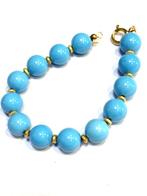 Turquoise - Zilver - Armband, Antiek en Kunst