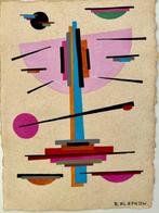 Boris Alepkow (XX-XX) - Suprématisme Avant Garde Russe