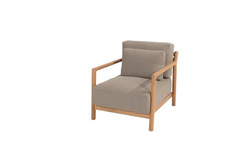4 Seasons Outdoor Marie loungestoel naturel teak |, Tuin en Terras, Tuinsets en Loungesets