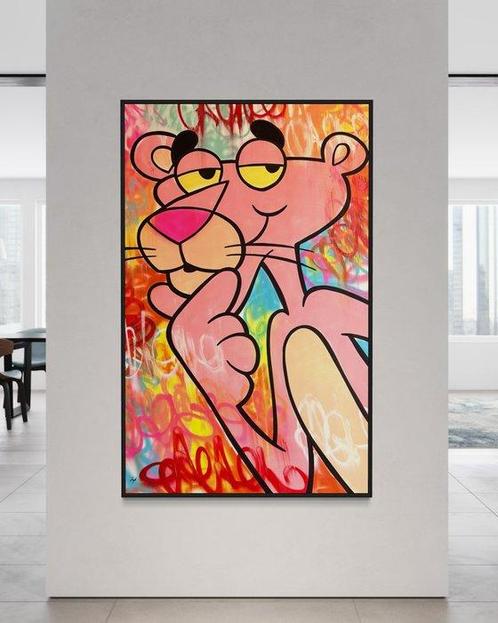 Gunnar Zyl (1988) - Pink Panther XXL, Antiek en Kunst, Kunst | Schilderijen | Modern