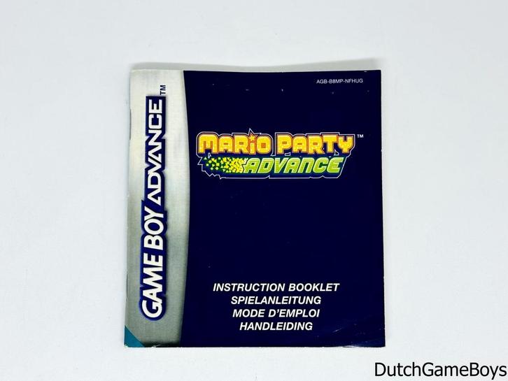 Gameboy Advance / GBA - Mario Party Advance - FHUG - Manual, Games en Spelcomputers, Games | Overige, Gebruikt, Verzenden