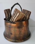 Vuurketel / Houtbak met bijzonder patina - Bloempot - Koper