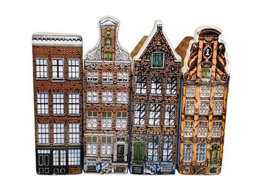 Veiling - Partij Keramiek | Delfts Hollandse Grachtenpanden beschikbaar voor biedingen