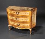 Ladekast - Polychroom hout, Brons - Veneziano midden 20e