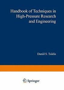 Handbook of Techniques in High-Pressure Research and, Livres, Livres Autre, Envoi
