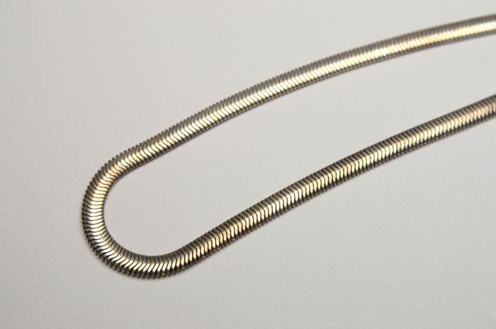 925 Zilver - Ketting - Zakhorloge koord 82 cm, Handtassen en Accessoires, Horloges | Heren