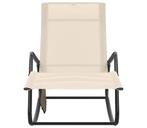 Relax Ligbed Creme | Tweede Kansje | OP = OP!, Tuin en Terras, Ligbedden, Verzenden, Nieuw, Textileen