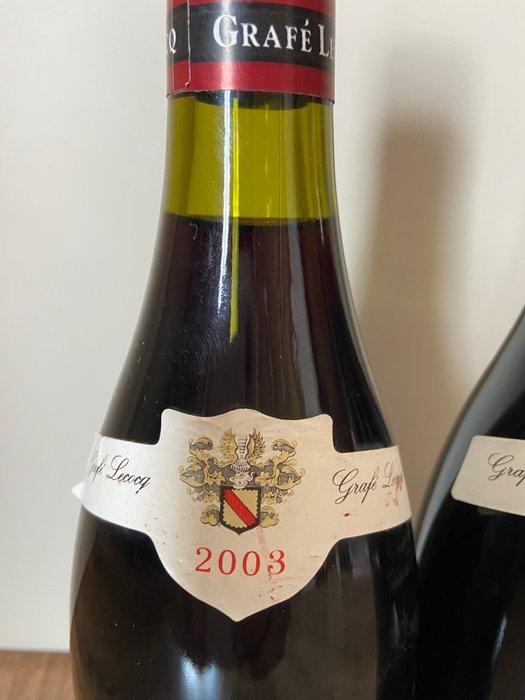 2003 Grafe Lecocq - Gevrey Chambertin - 2 Flessen (0.75, Collections, Vins