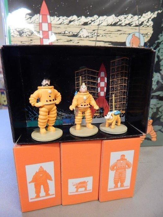 Tintin - 3x beeldje - Mannen op de Maan - 1 beeldje - 2012, Boeken, Strips | Comics