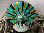 Herend - Beeldje - Fishnet peacock - Porselein