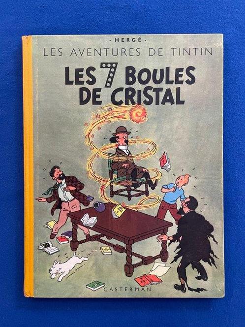 Tintin T13 - Les 7 boules de cristal (B2) - C - EO - (1948), Boeken, Stripverhalen