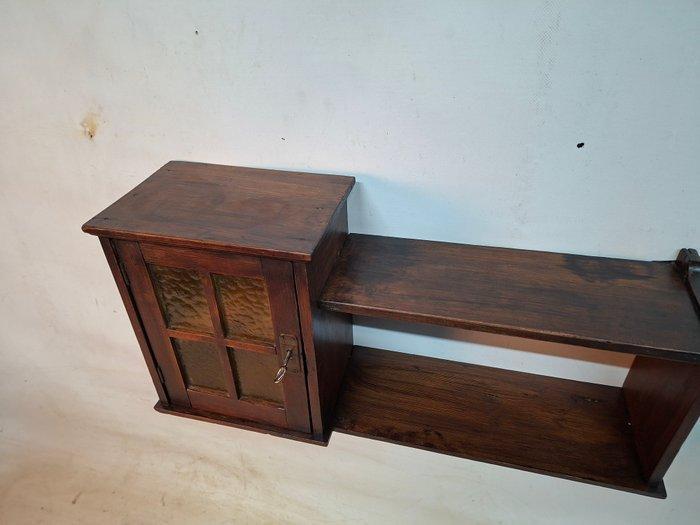 Wandrek - Hout - Hangkastje hout, Antiek en Kunst, Kunst | Designobjecten
