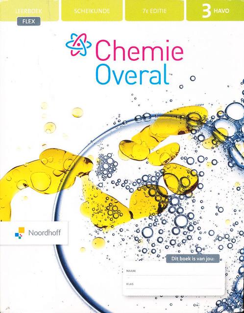 Chemie Overal Scheikunde HAVO Leerboek 3, Livres, Livres scolaires, Envoi
